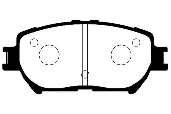 KAVO PARTS Комплект тормозных колодок, дисковый тормоз BP-9071